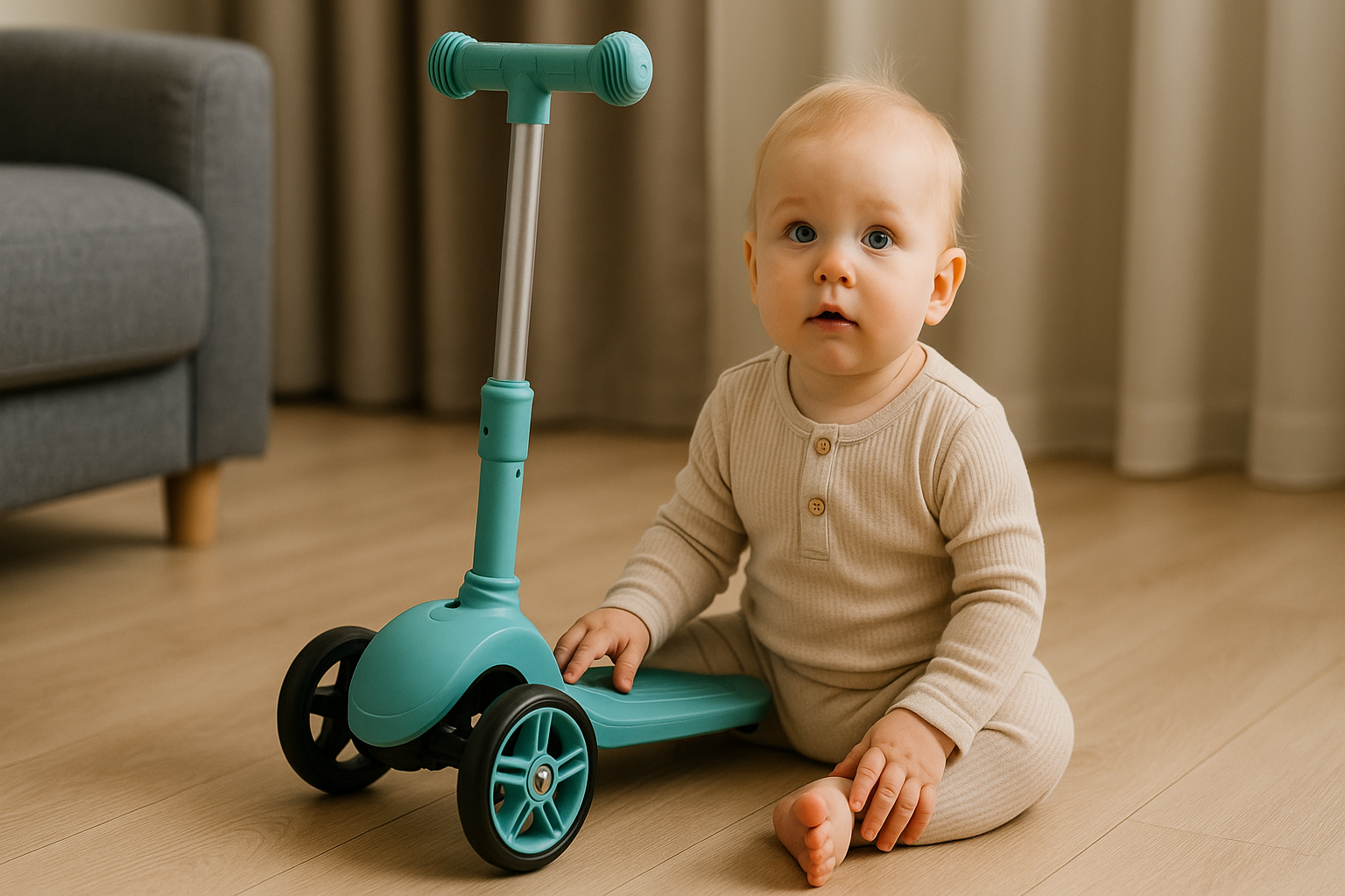 Ce trotinetă este potrivită pentru un copil de un an?