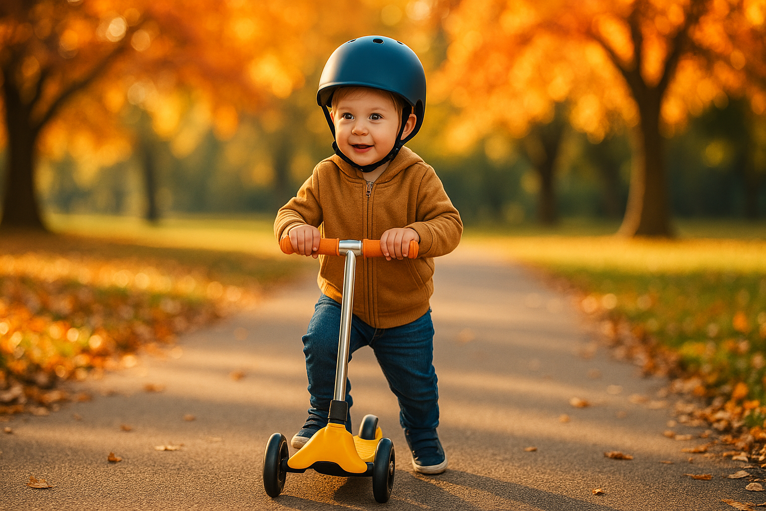 Ce trotinetă este potrivită pentru un copil de trei ani?