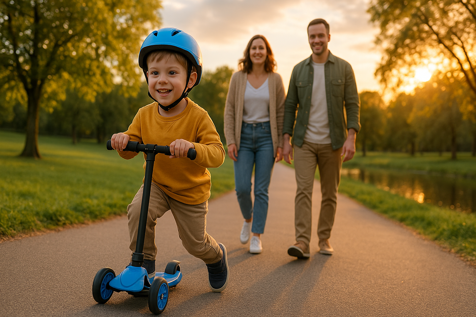 Ce trotinetă este potrivită pentru un copil de cinci ani?