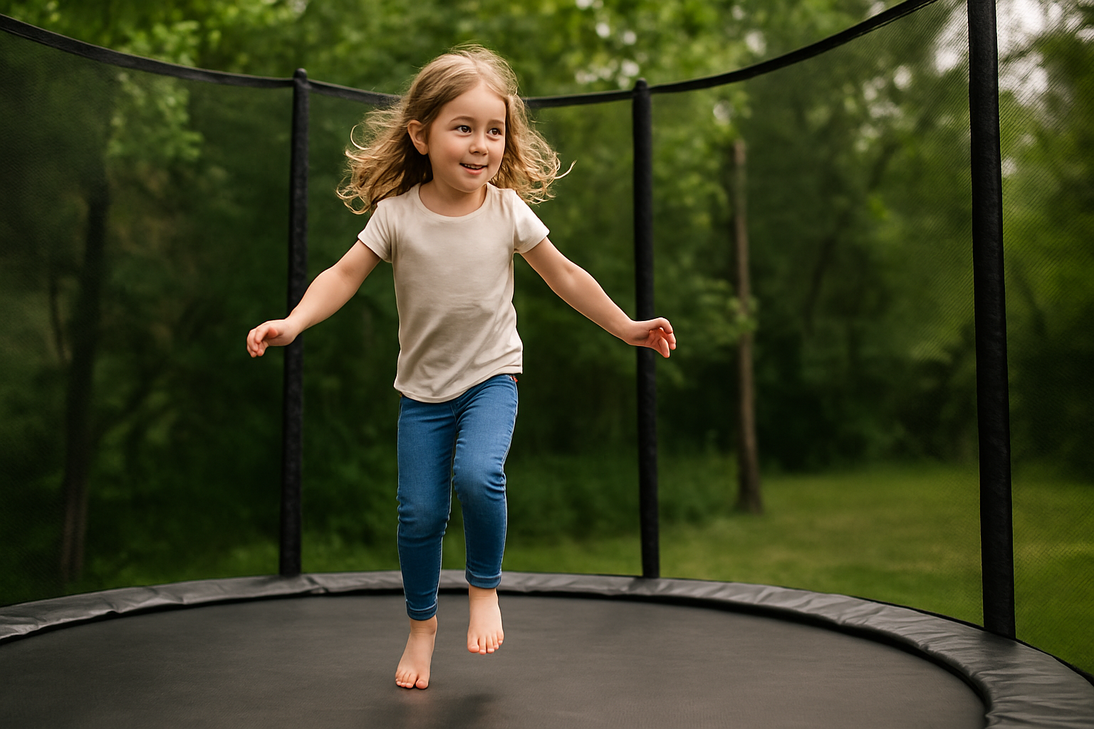 Este trambulina benefică pentru copii?