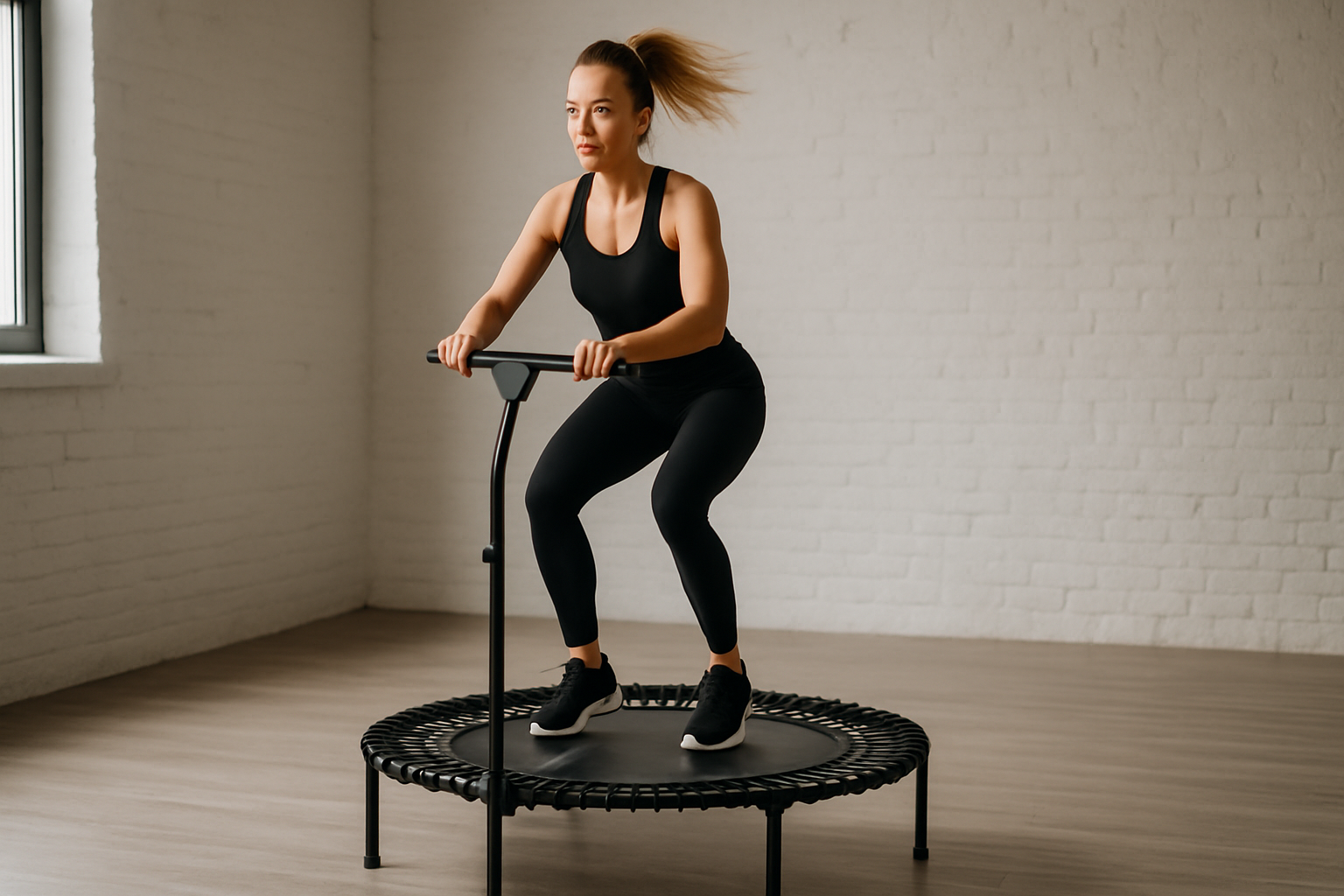 Exerciții pe trambulină