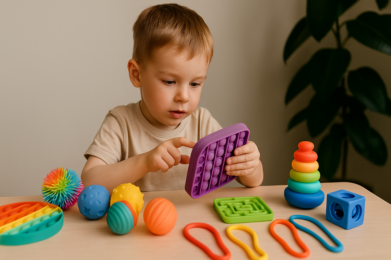 Jucării senzoriale pentru copii de 4 ani