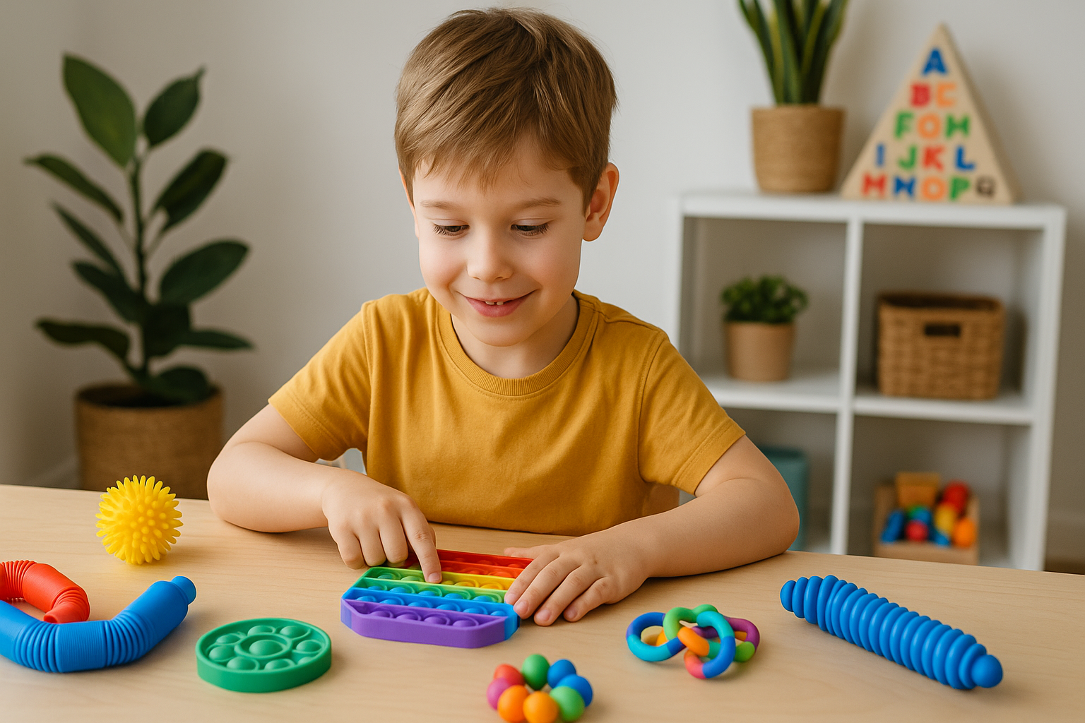 Jucării senzoriale pentru un copil de 6 ani
