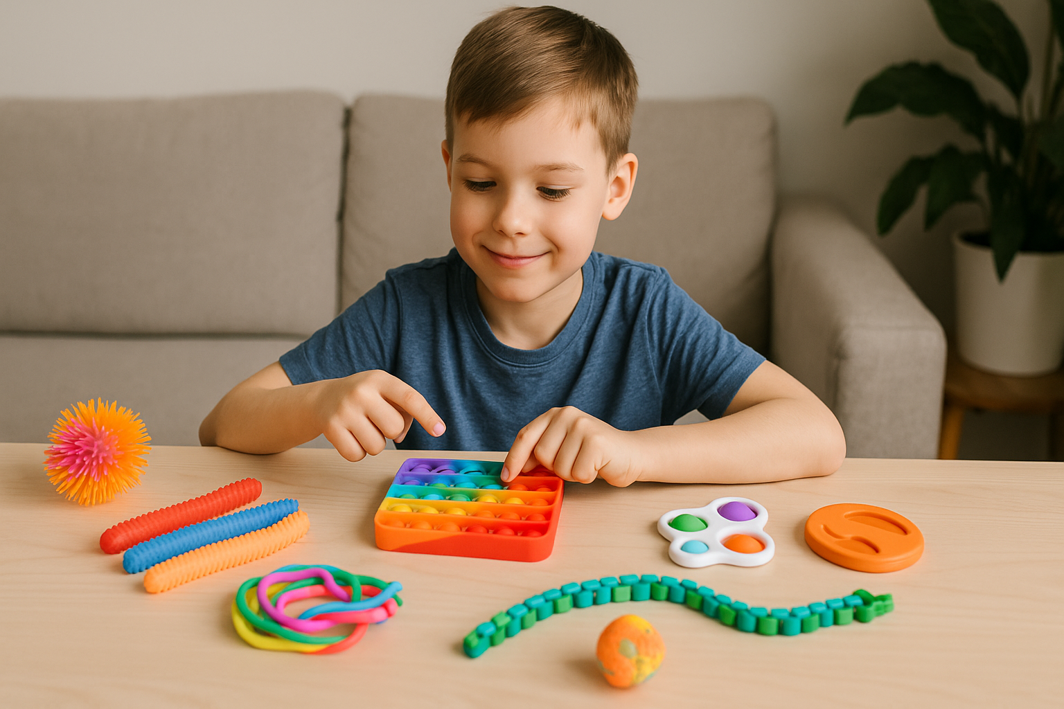 Jucării senzoriale pentru un copil de 7 ani