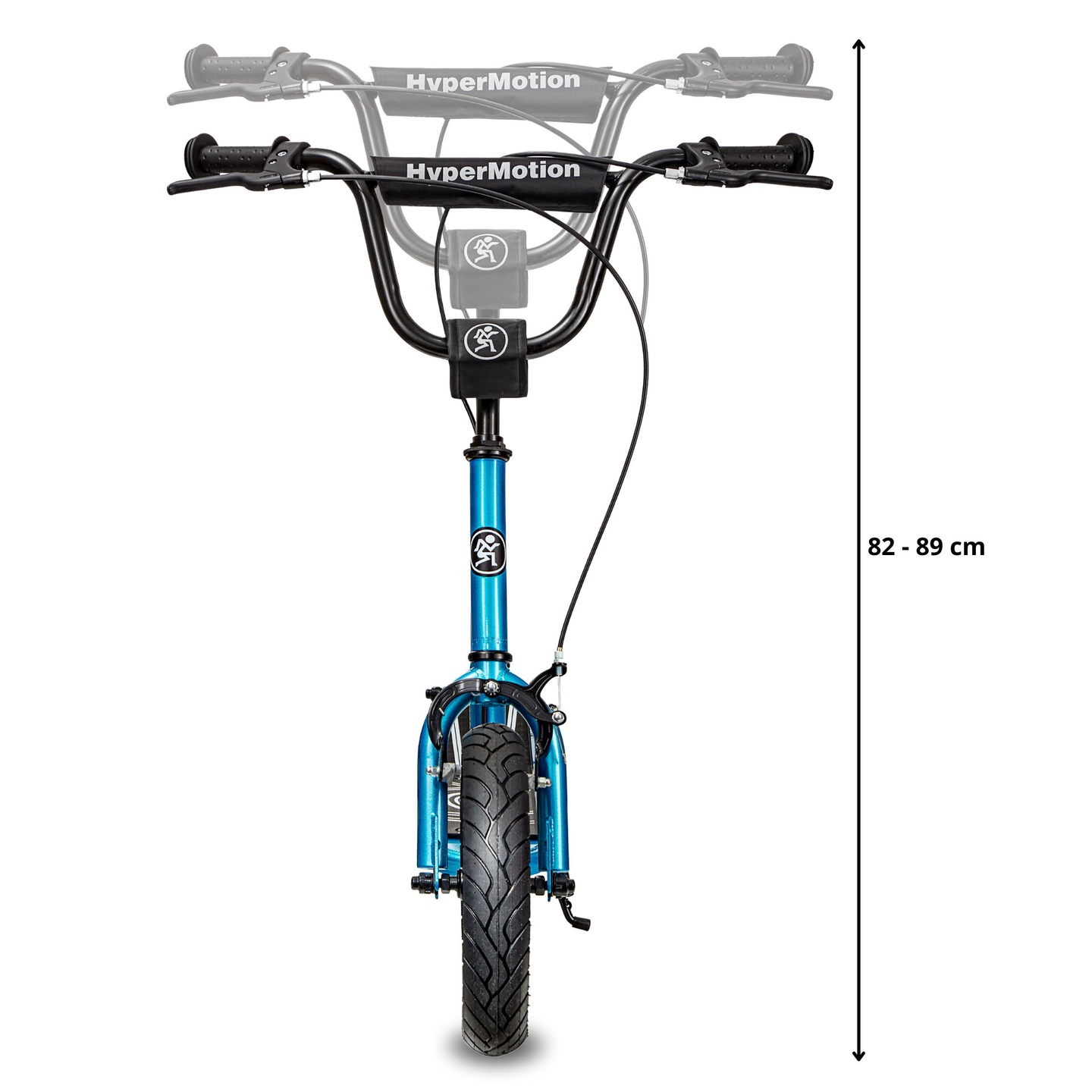 Trotinetă HyperMotion RUBY 12 (roți gonflabile de 30 cm) - Albastru