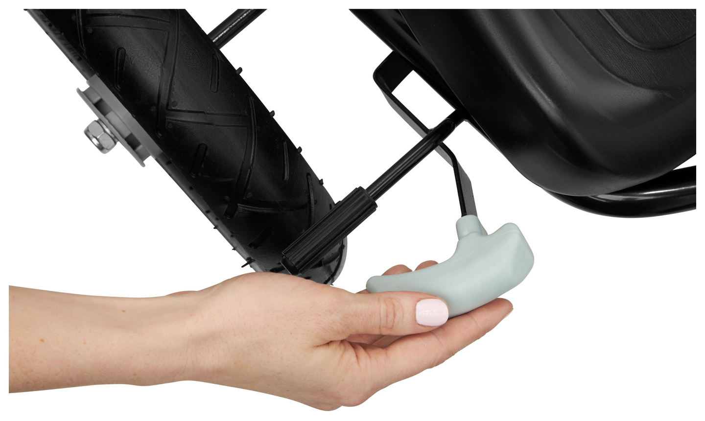 EVOQUE kart cu pedale pentru copii de 5-8 ani - gri