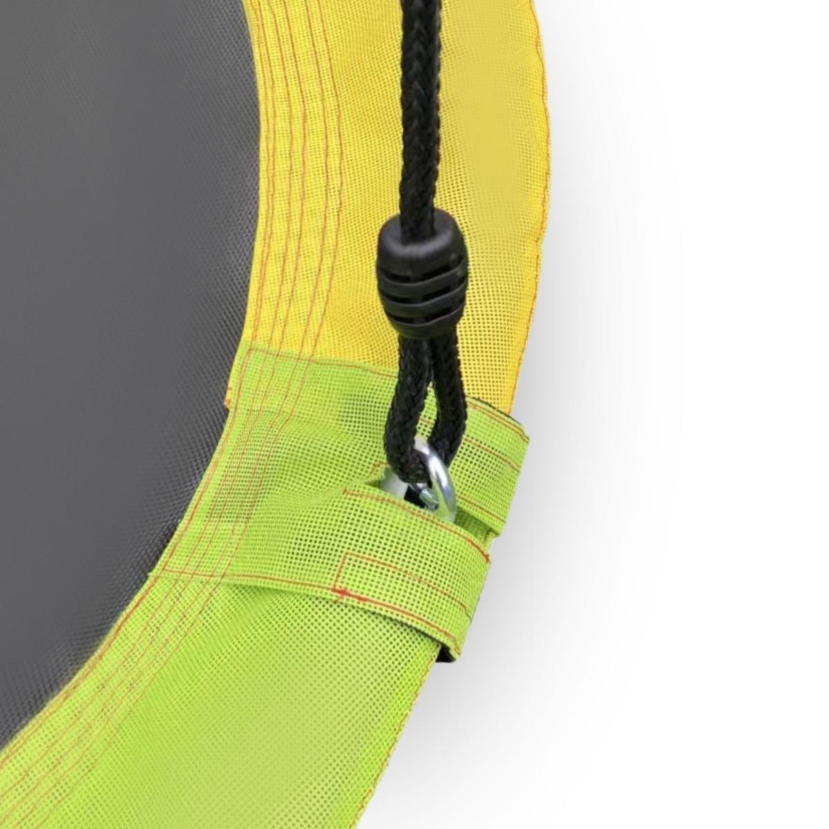 Loc de joaca de gradina XL pentru copii cu leagan cu cuib de barza, scara si plasa de catarare