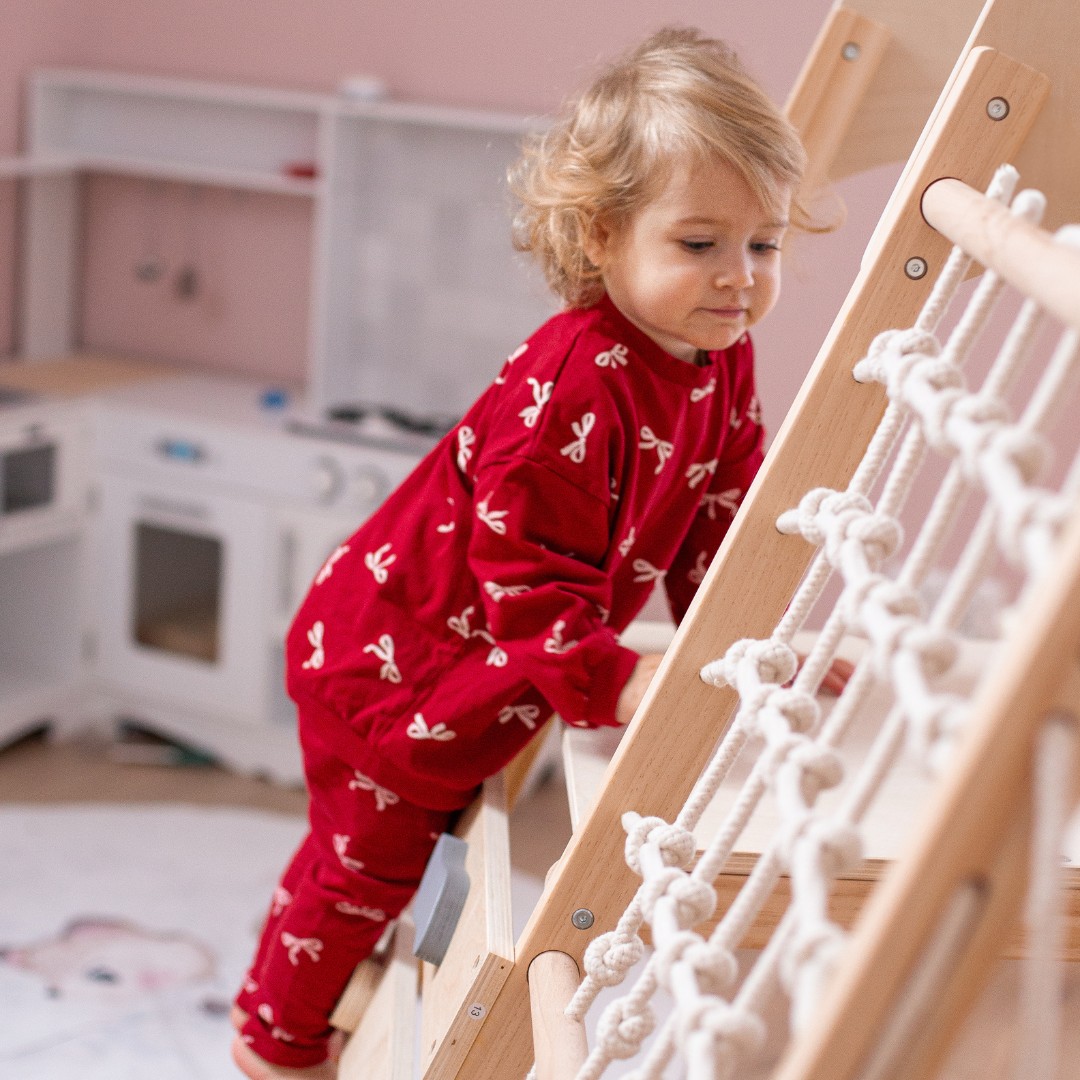 Loc de joacă din lemn XL 5in1