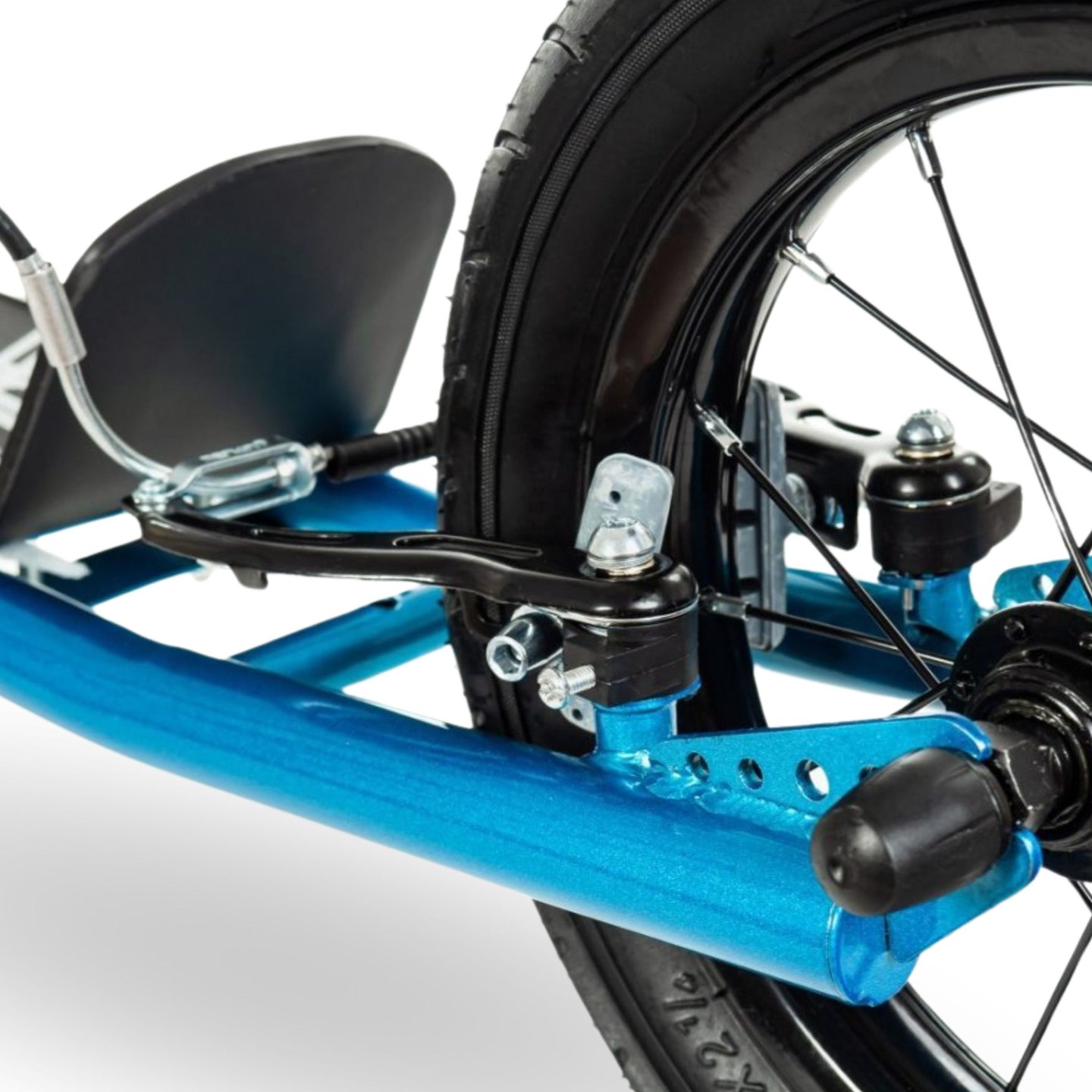 Trotinetă HyperMotion RUBY 12 (roți gonflabile de 30 cm) - Albastru