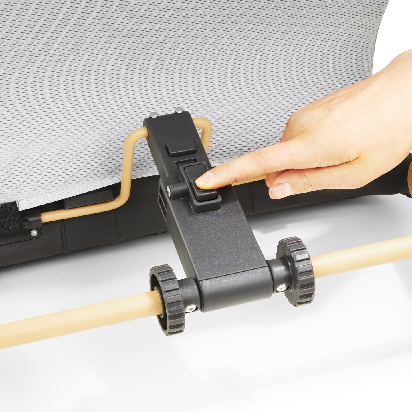 Fotoliu balansoar 2 în 1 Moby-Sistem LILY - gri