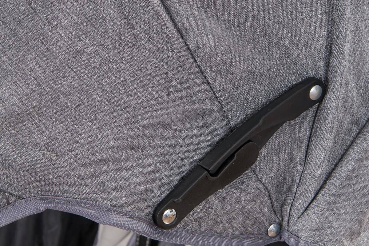 Tobi Velar tricicleta + folie de ploaie - gri