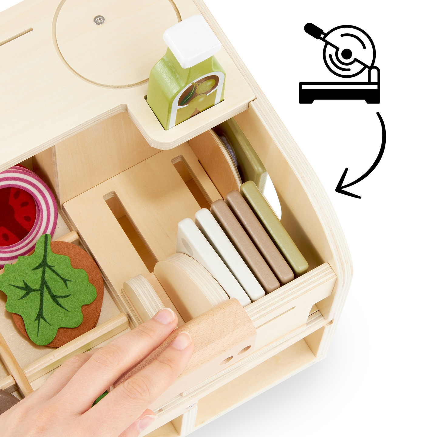 Sandwich bar din lemn - restaurant