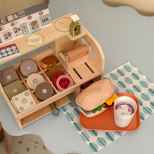 Sandwich bar din lemn - restaurant