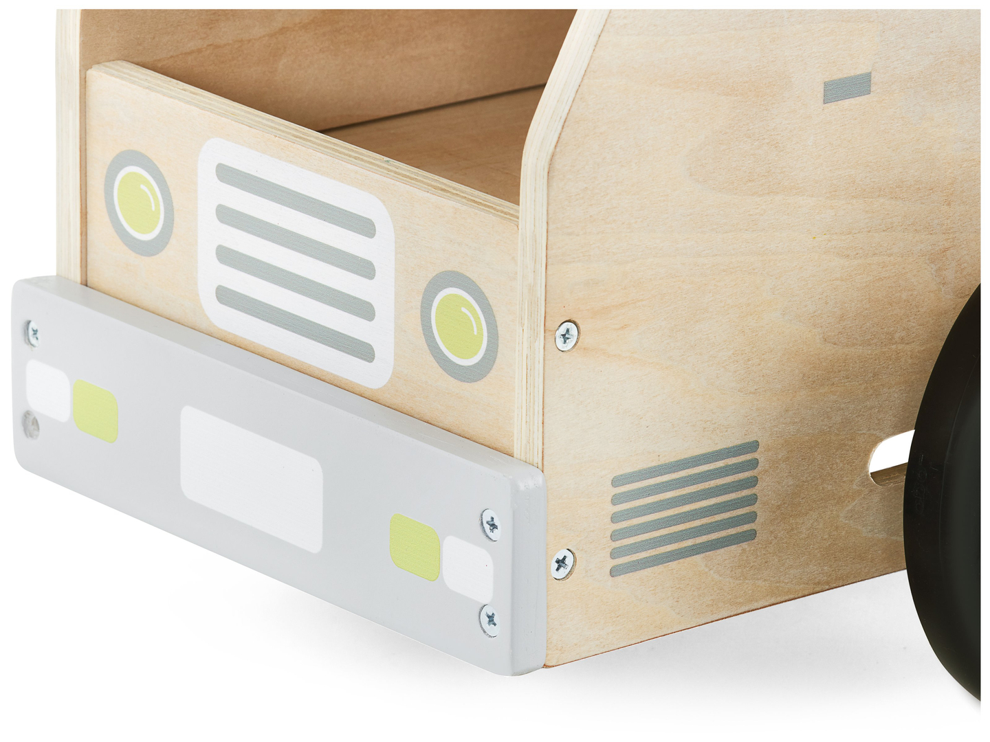 Bicicletă din lemn, mașină, mașină cu blocuri