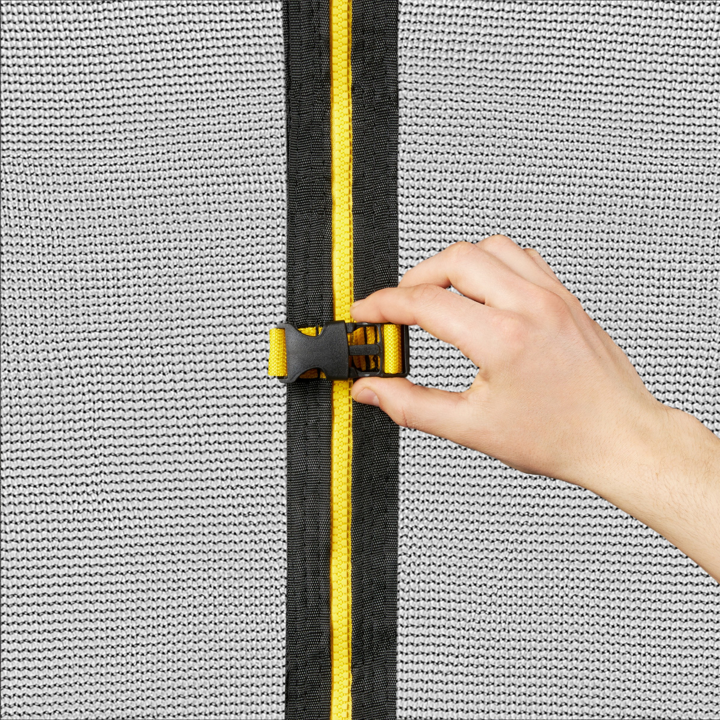 Trambulina de gradina XL HyperMotion pentru copii - 305 cm 10FT - cu scara si plasa interioara - pentru casa si gradina