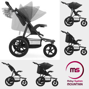 Cărucior pentru copii+space0m+ Moby-System MOUNTAIN