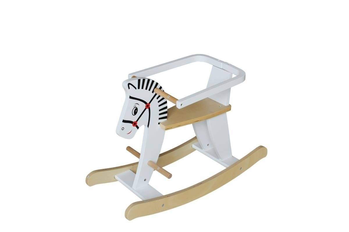 Căluț balansoar din lemn cu balustrade K11