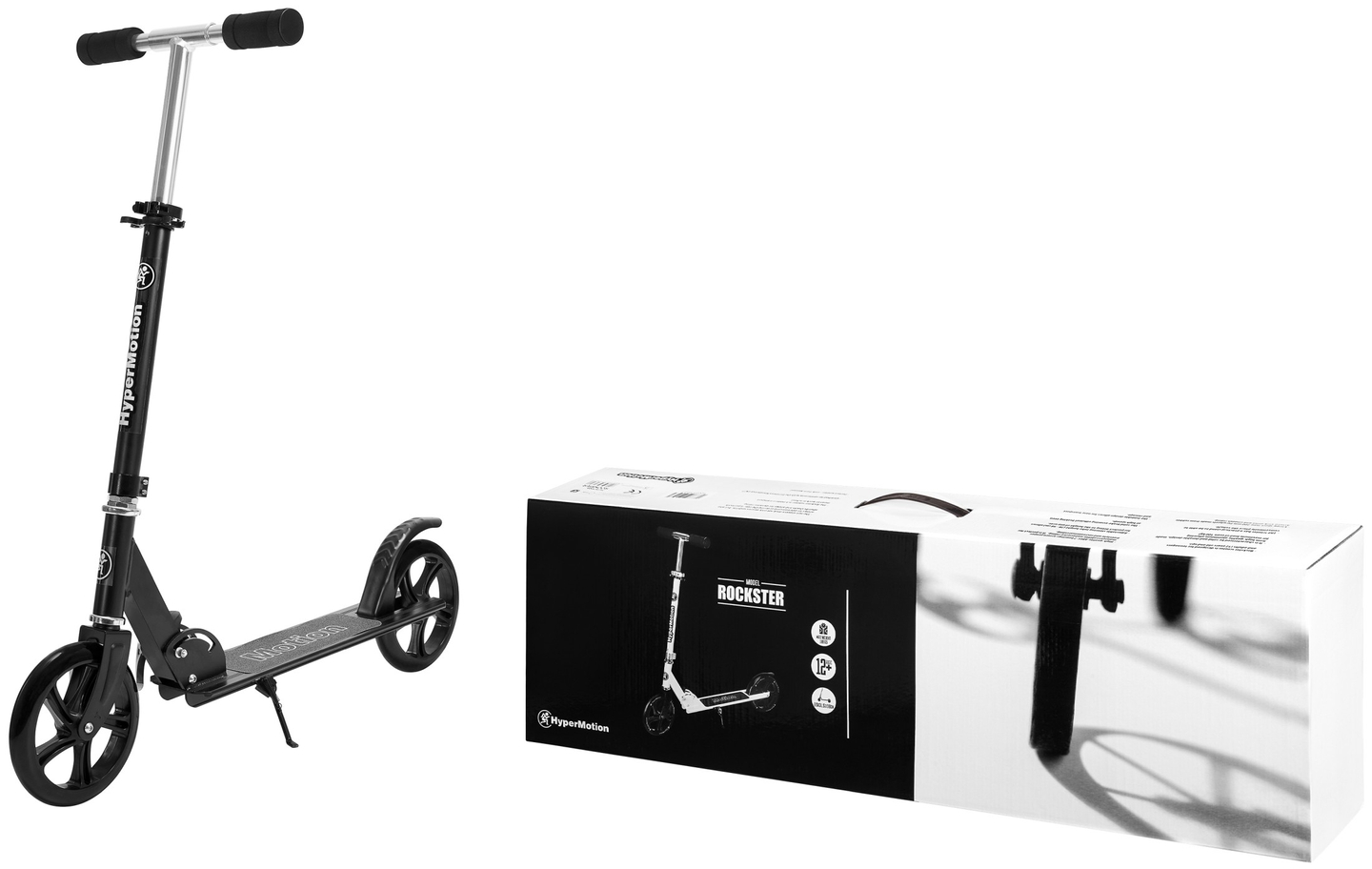 Trotinetă HyperMotion ROCKSTER - Negru