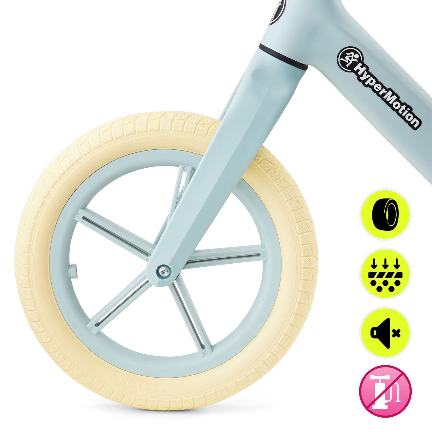 Bicicletă cross-country pentru copii HyperMotion Marcelo - mentă