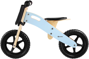 Bicicleta din lemn HyperMotion LEXI - roți din spumă, super ușoară - albastru
