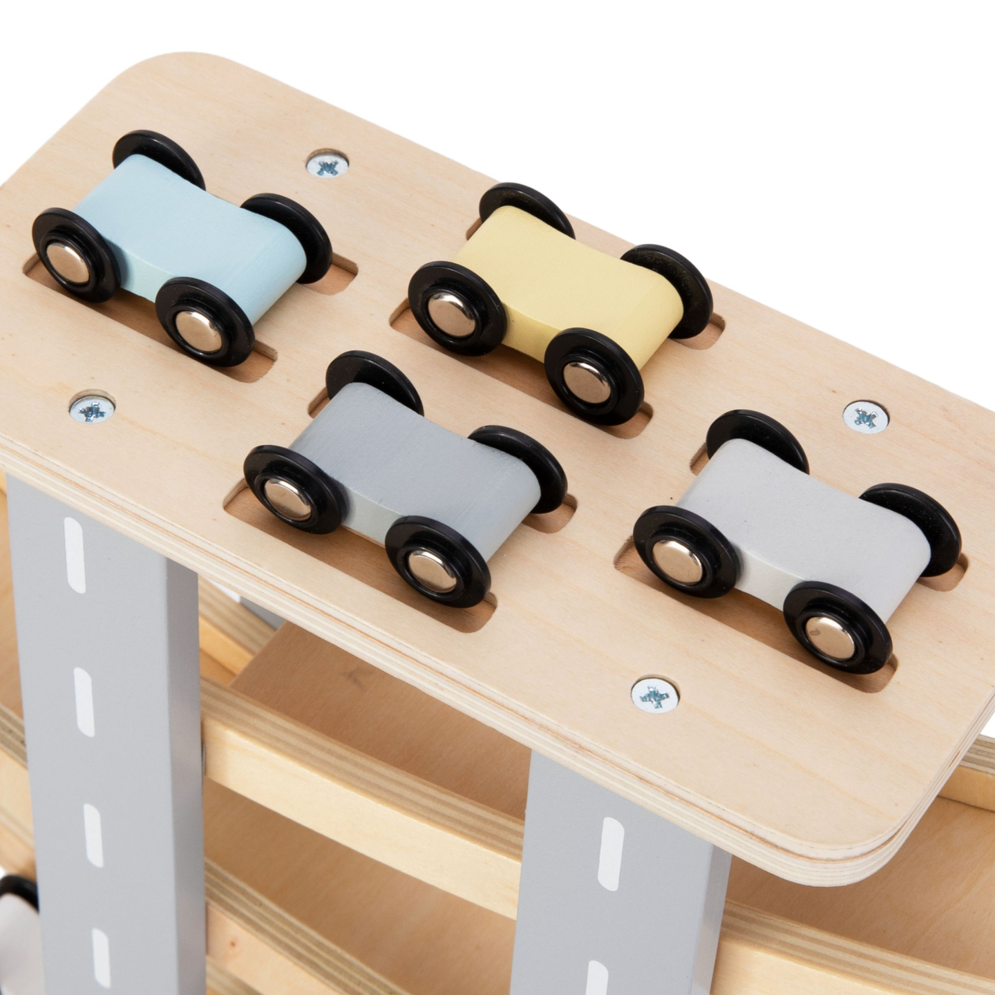 Pistă din lemn - tobogan pentru mașini - 6 etaje