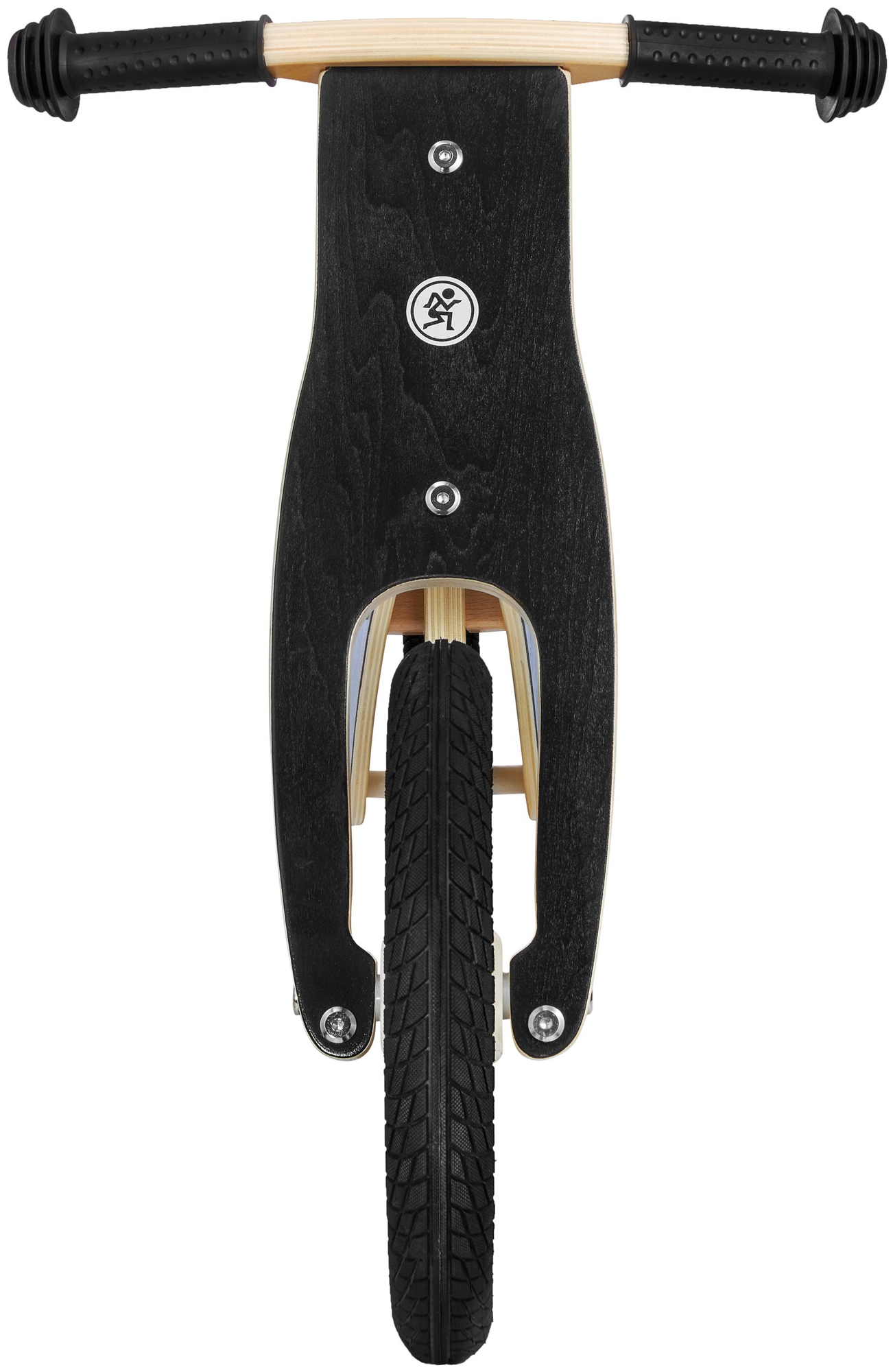 JAMES HyperMotion bicicletă de jogging din lemn - roți gonflabile - negru