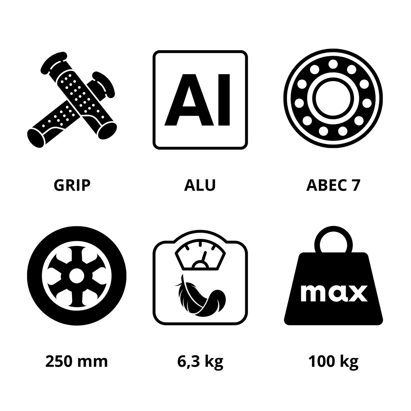 Scuter de oraș cu două roți HONEYBEE Blue HyperMotion 100 kg - aluminiu complet, roți mari de 250 mm