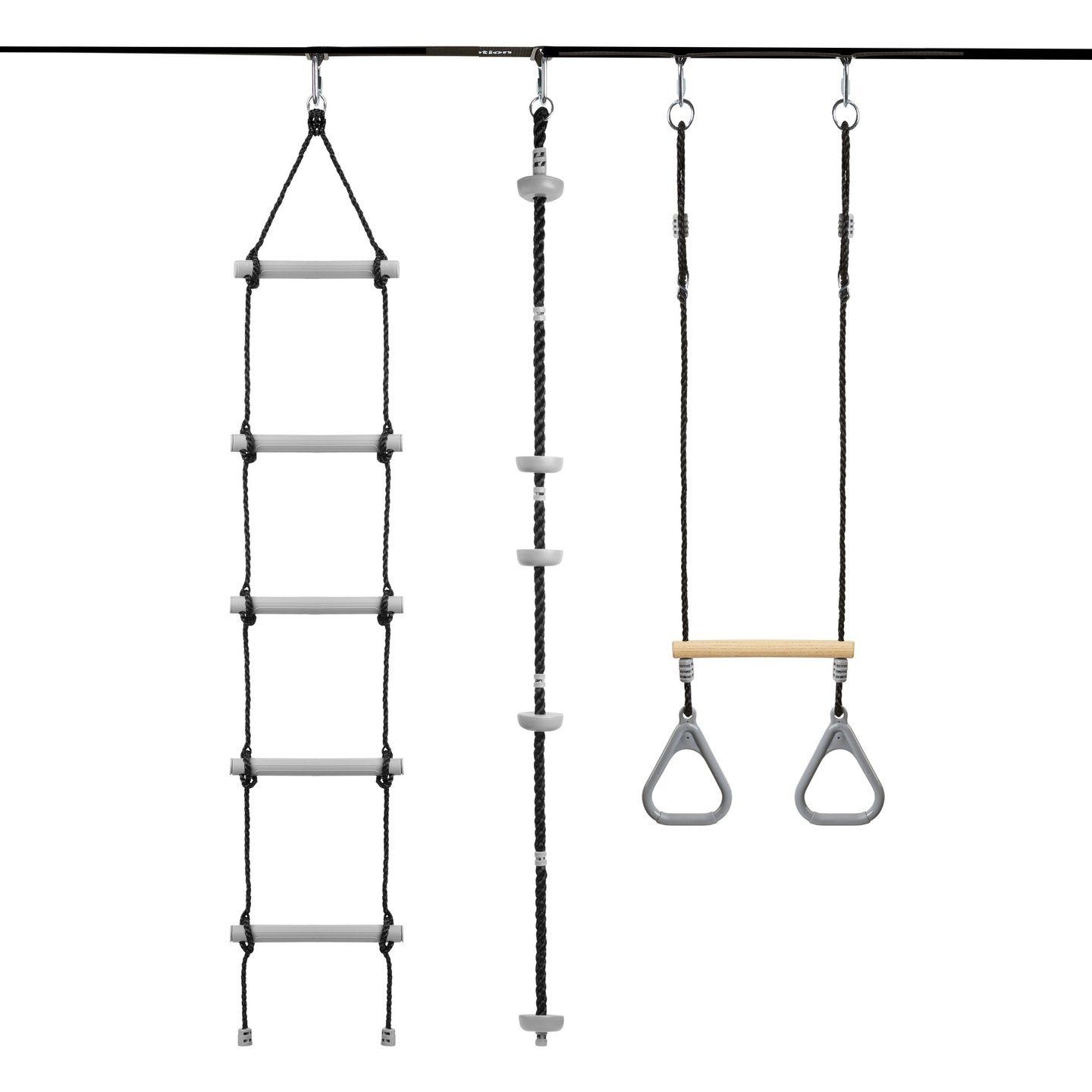 Cursă cu obstacole Ninja pentru copii - HyperMotion slackline set - 9 obstacole