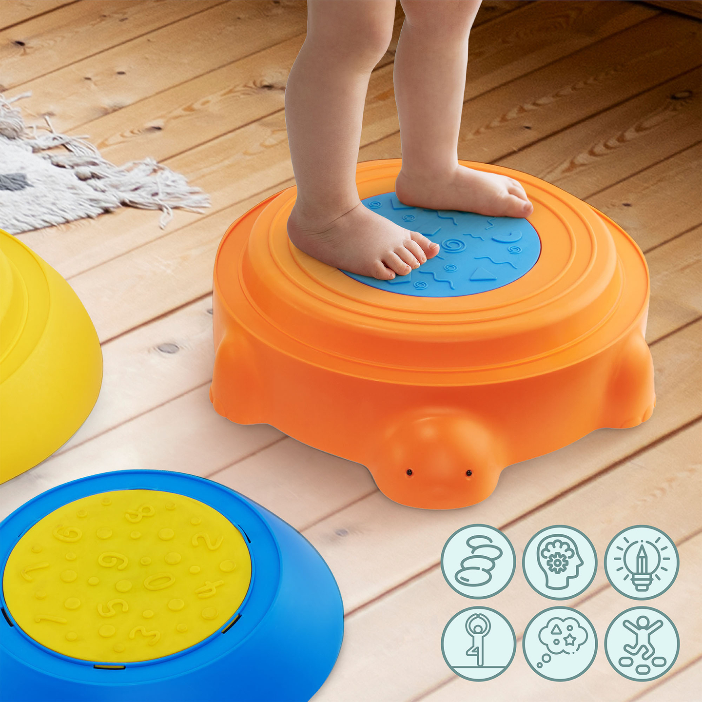 Cale senzorială pentru copii - Țestoasă colorată