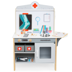 Cabinet medical din lemn spital XXL - set de doctor cu accesorii