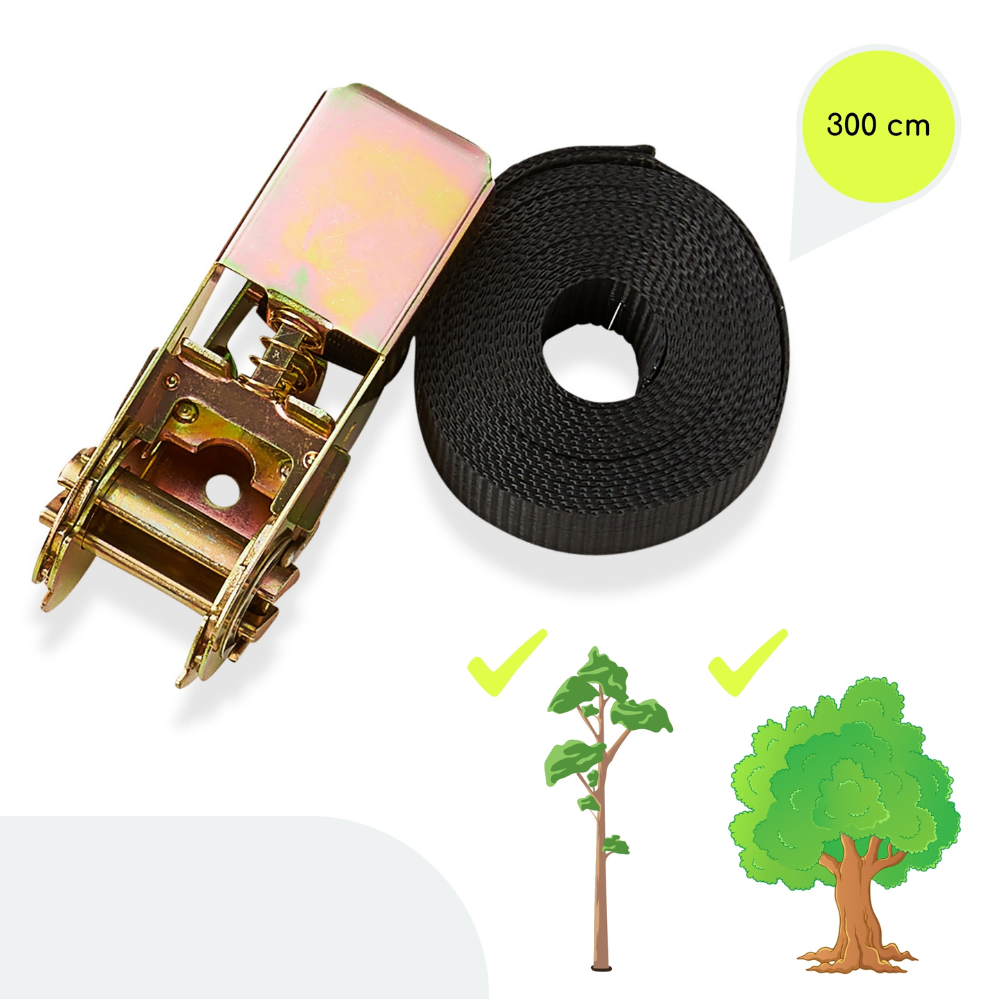 Kit de cățărare în copac HyperMotion - 18 articole