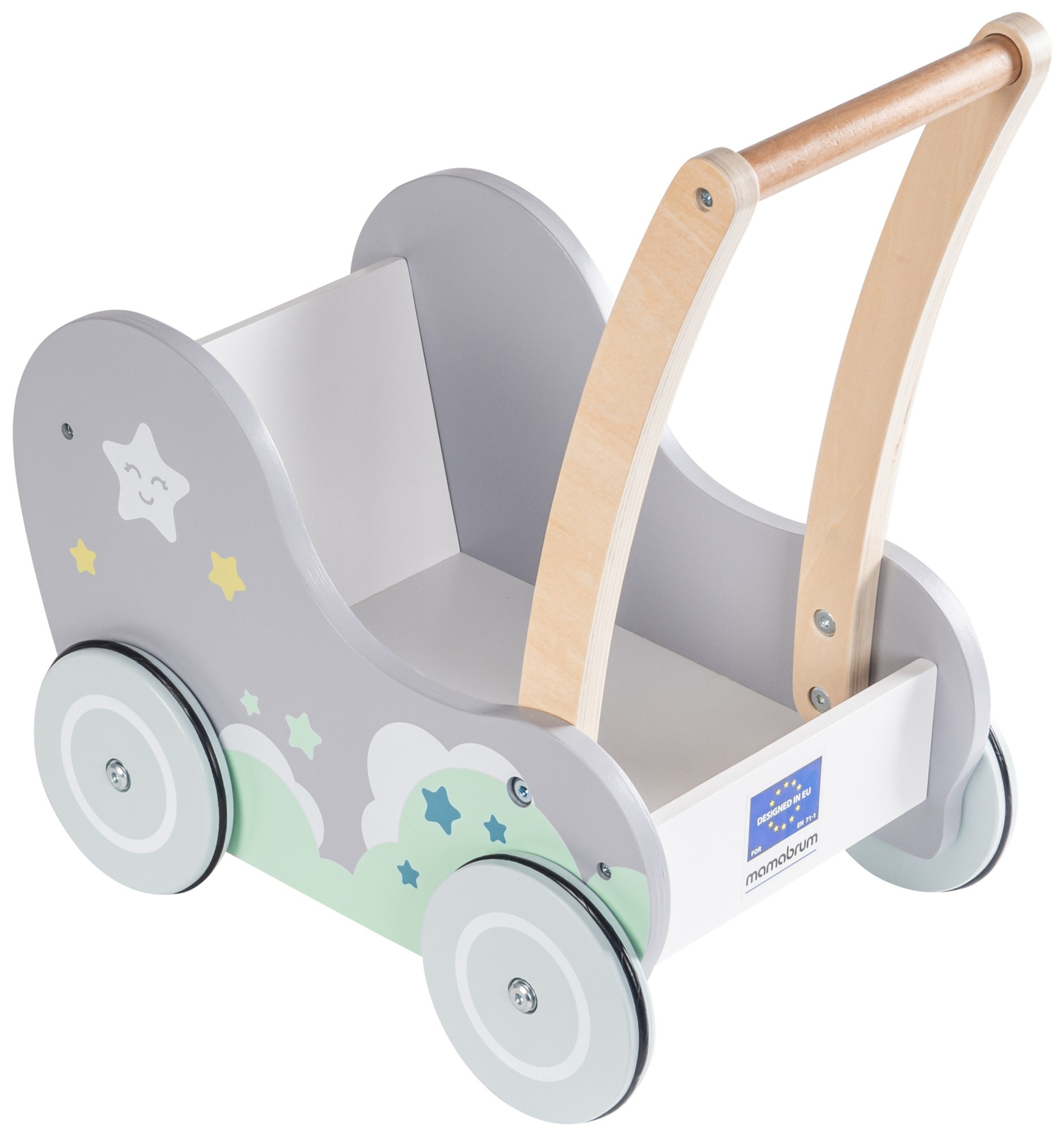 Cărucior de lemn pentru cărucior de lemn