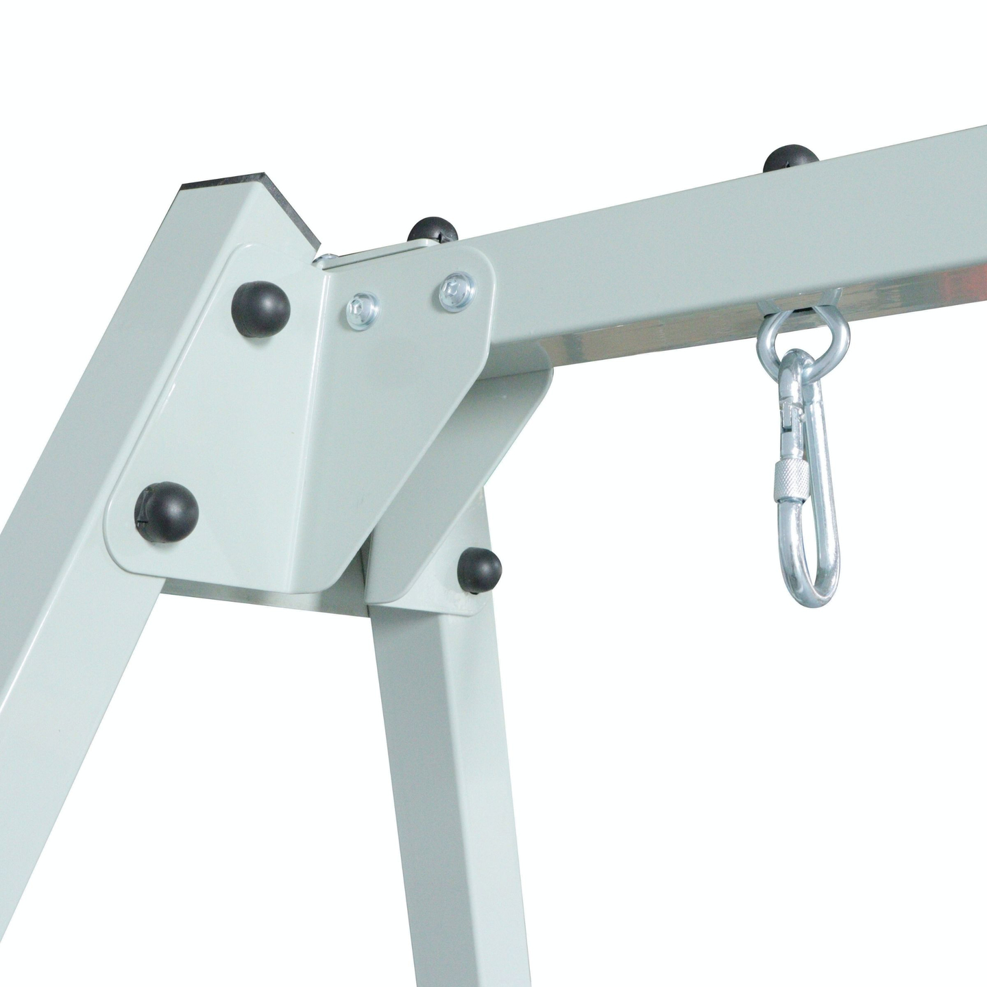 Leagăn dublu cu accesorii - cadru din oțel - cuib de barză, leagăn și hamac