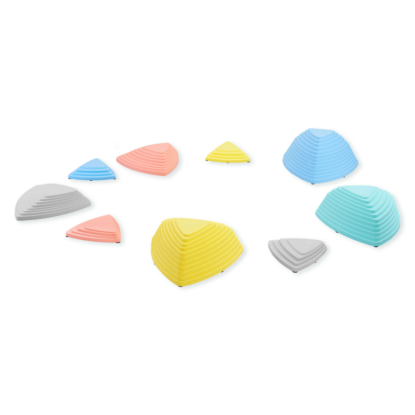 Pietre de echilibrare colorate - 9 bucăți