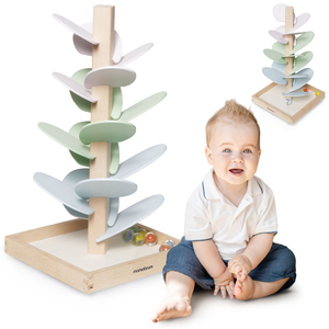 Culodrom din lemn - copac de sunet cu bile