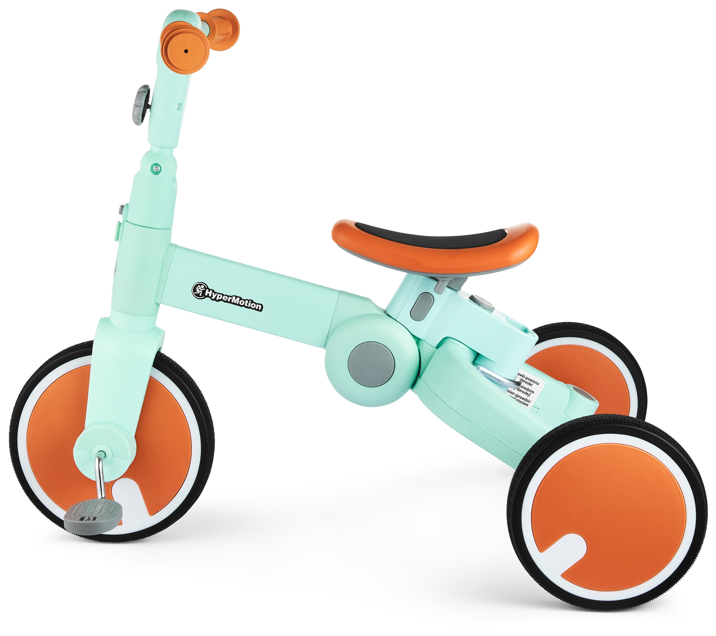 Tobi ROCKET - Tricicletă pentru copii, bicicletă de fond, călăreț - împingător - 5 în 1 de la HyperMotion