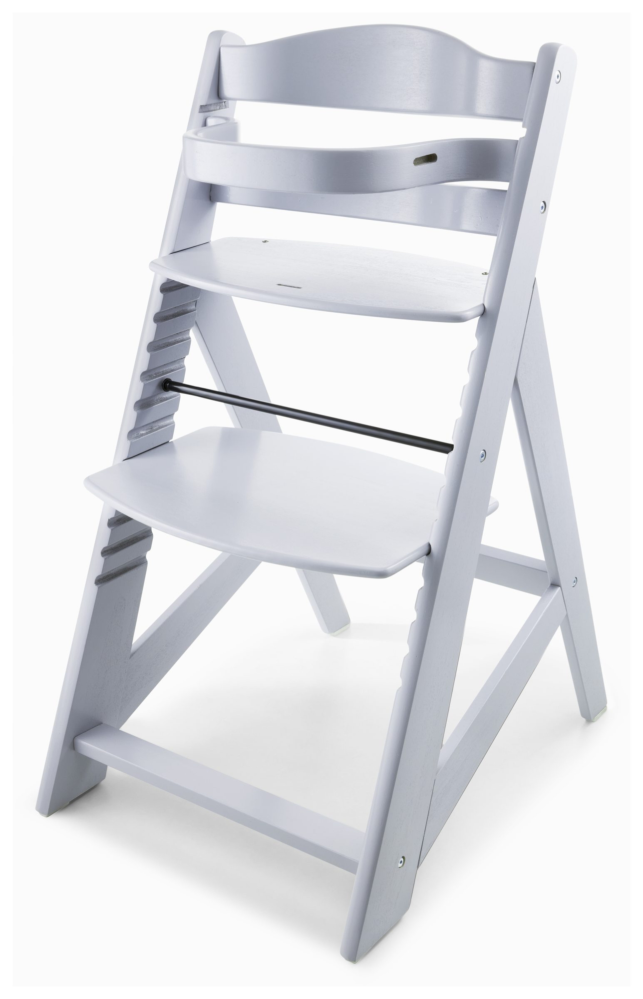 Scaun de hrănire din lemn Moby-System WOODY - culoare gri