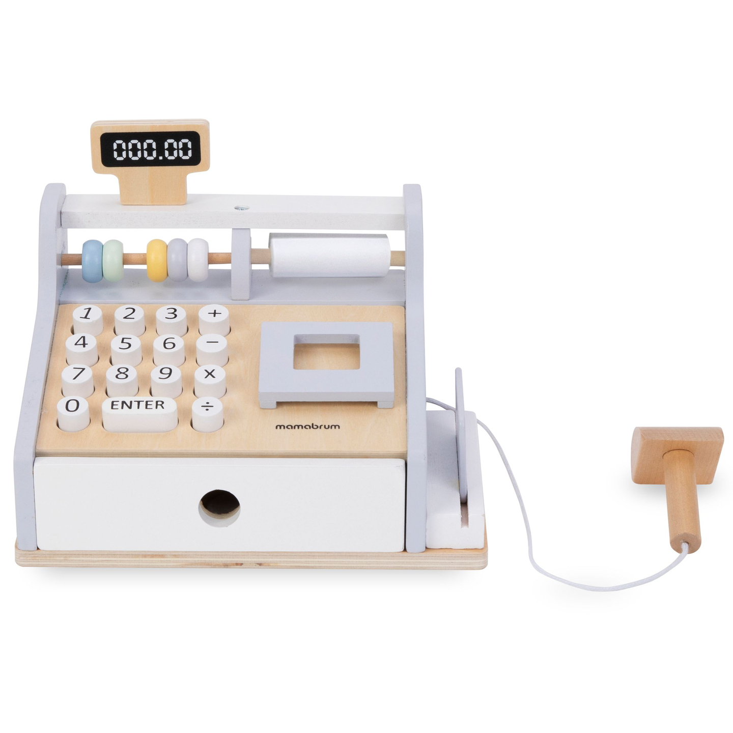 Casă de marcat din lemn cu accesorii