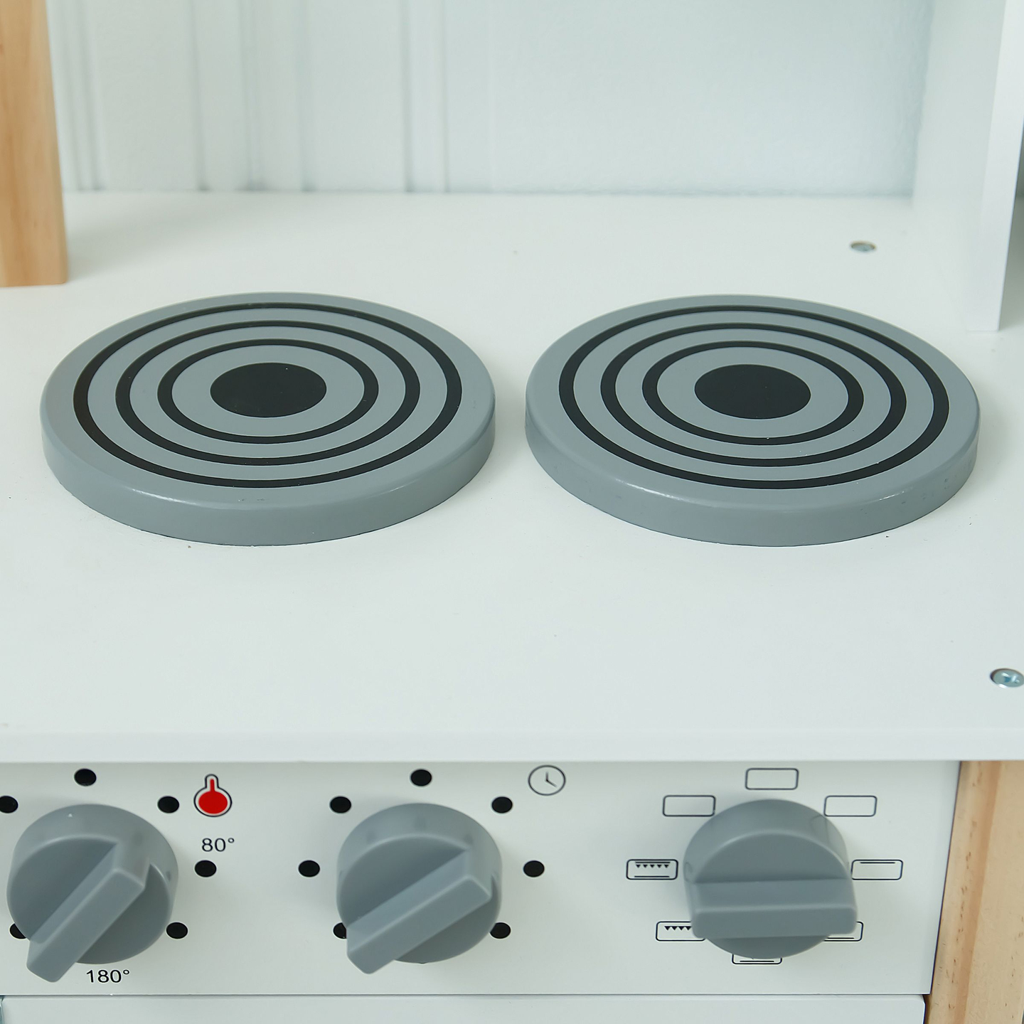 Bucătărie din lemn pentru copii cu cuptor cu microunde