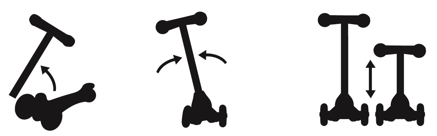 Scuter de echilibru 5in1 HyperMotion - albastru