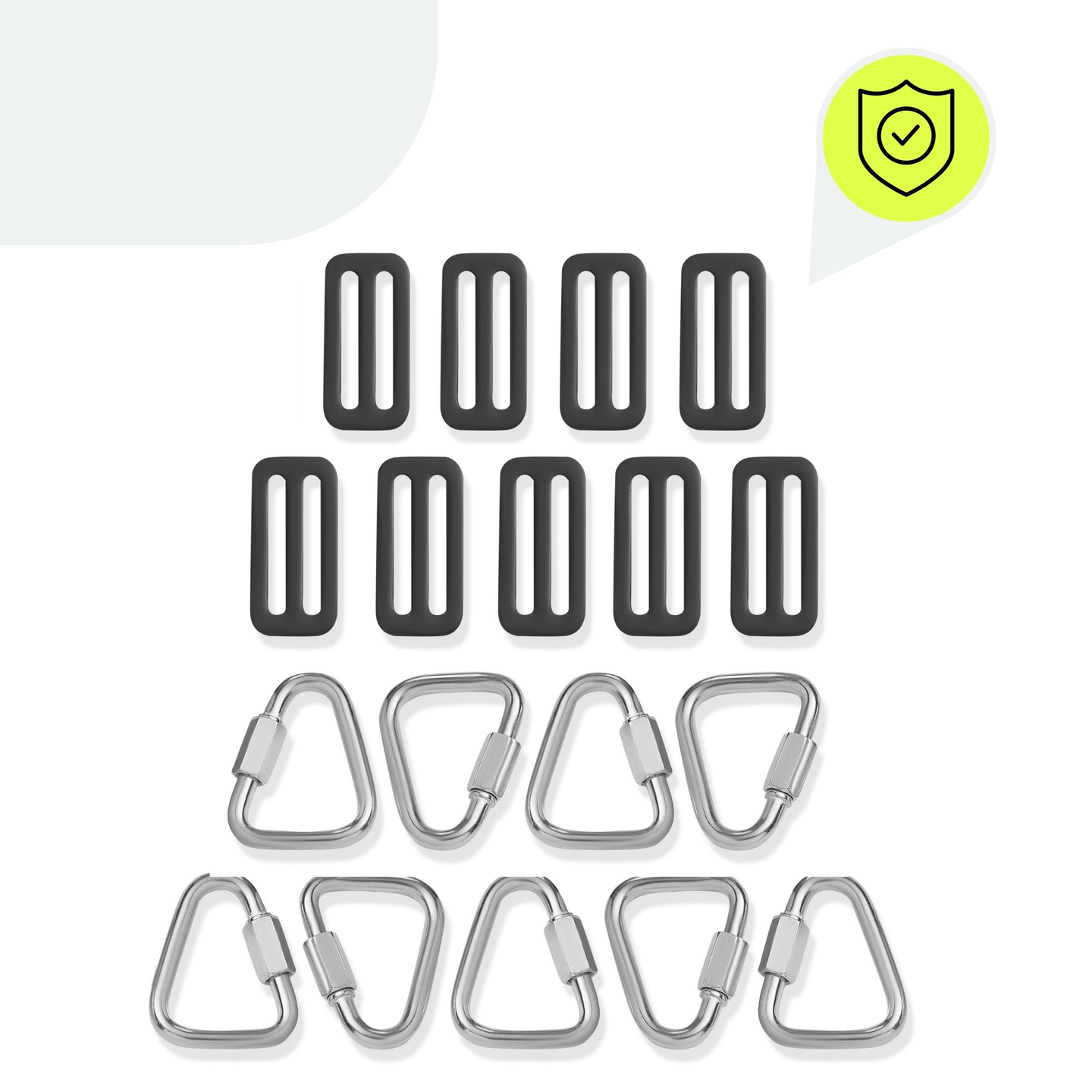 Cursă cu obstacole Ninja pentru copii - HyperMotion slackline set - 7 obstacole