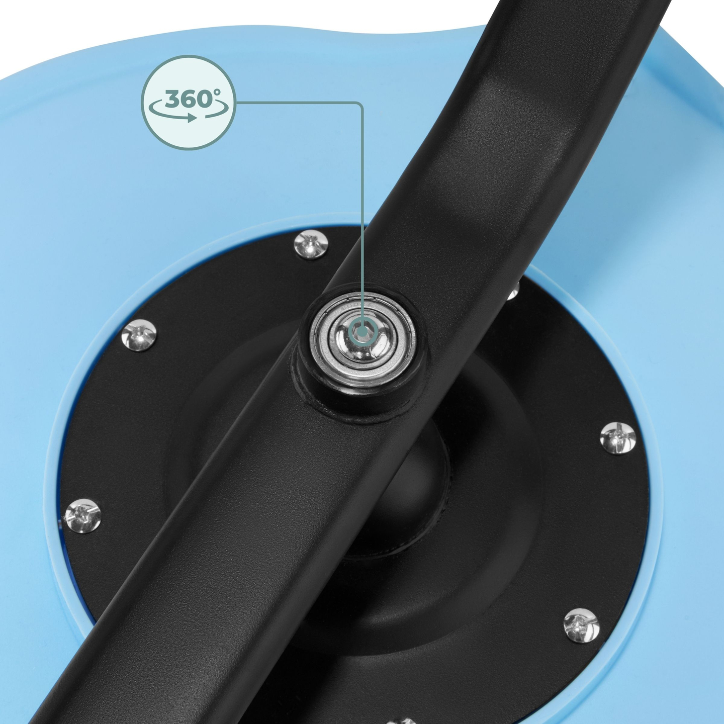 Mini carusel pentru copii Pești - albastru