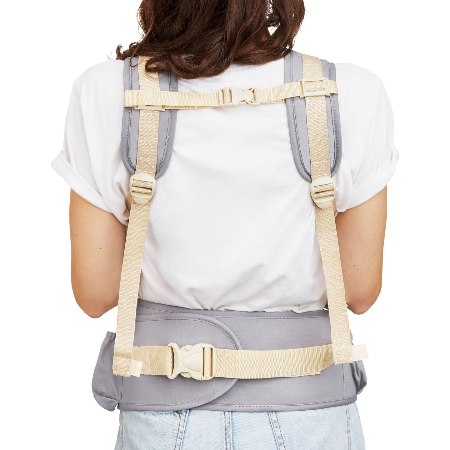 Cărucior ergonomic pentru copii - AMY 10in1 - 0-36 luni, gri