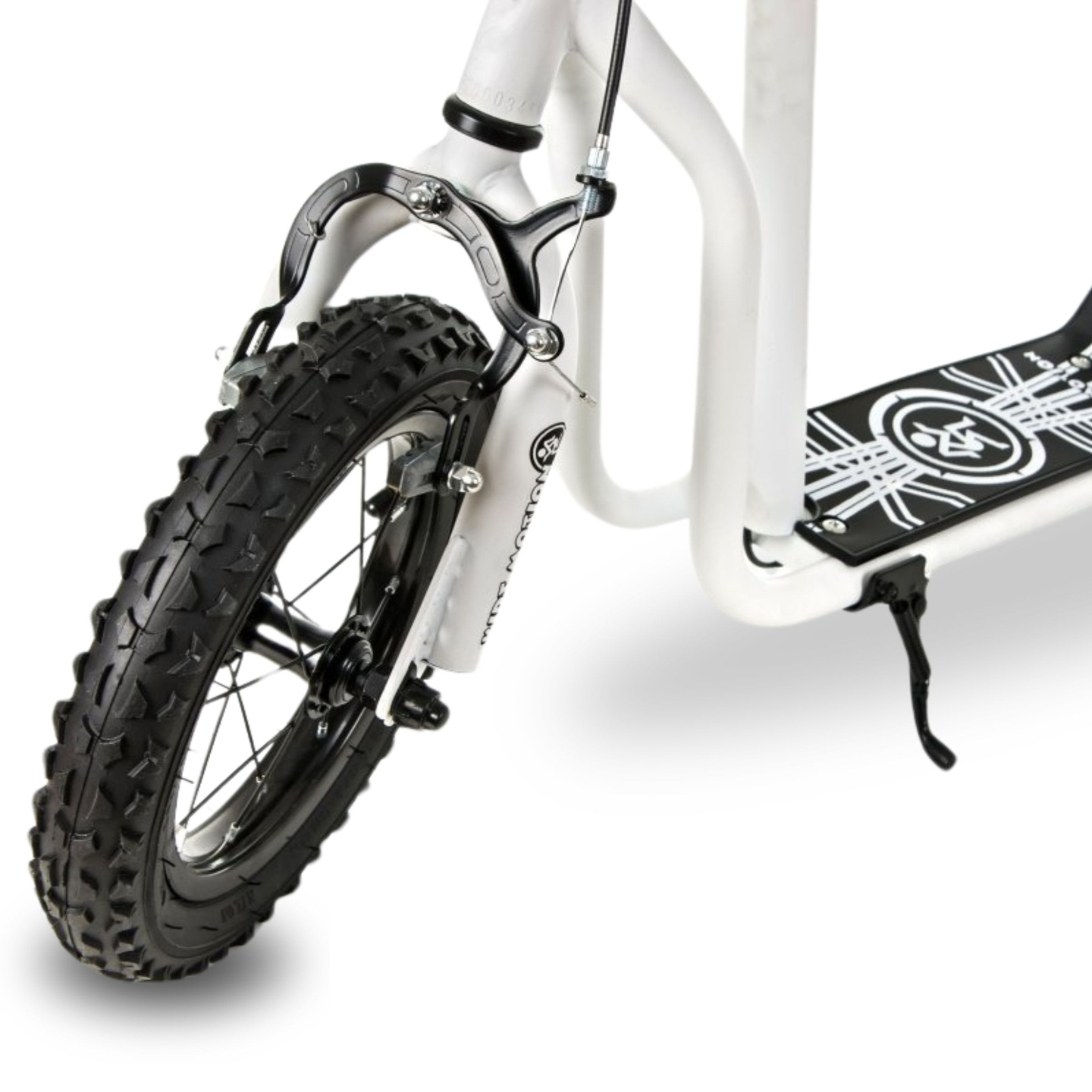 Trotinetă HyperMotion VIVA 12 (roți cu pompă de 30 cm) - Alb