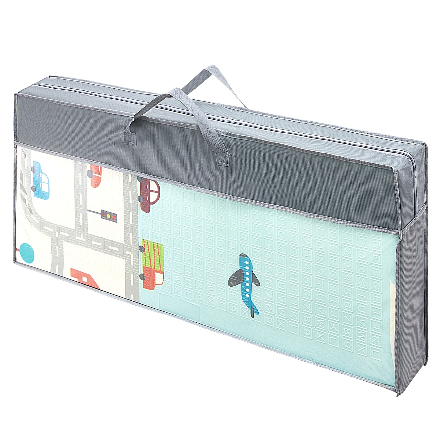 Covoraș din spumă cu două fețe XXL - pliabil 1 CM (munte și drum)