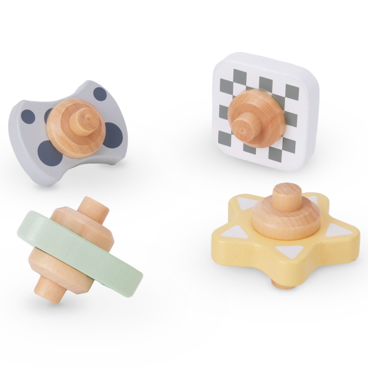 Cul-de-sac mare din lemn - tobogan cu elemente de învârtire