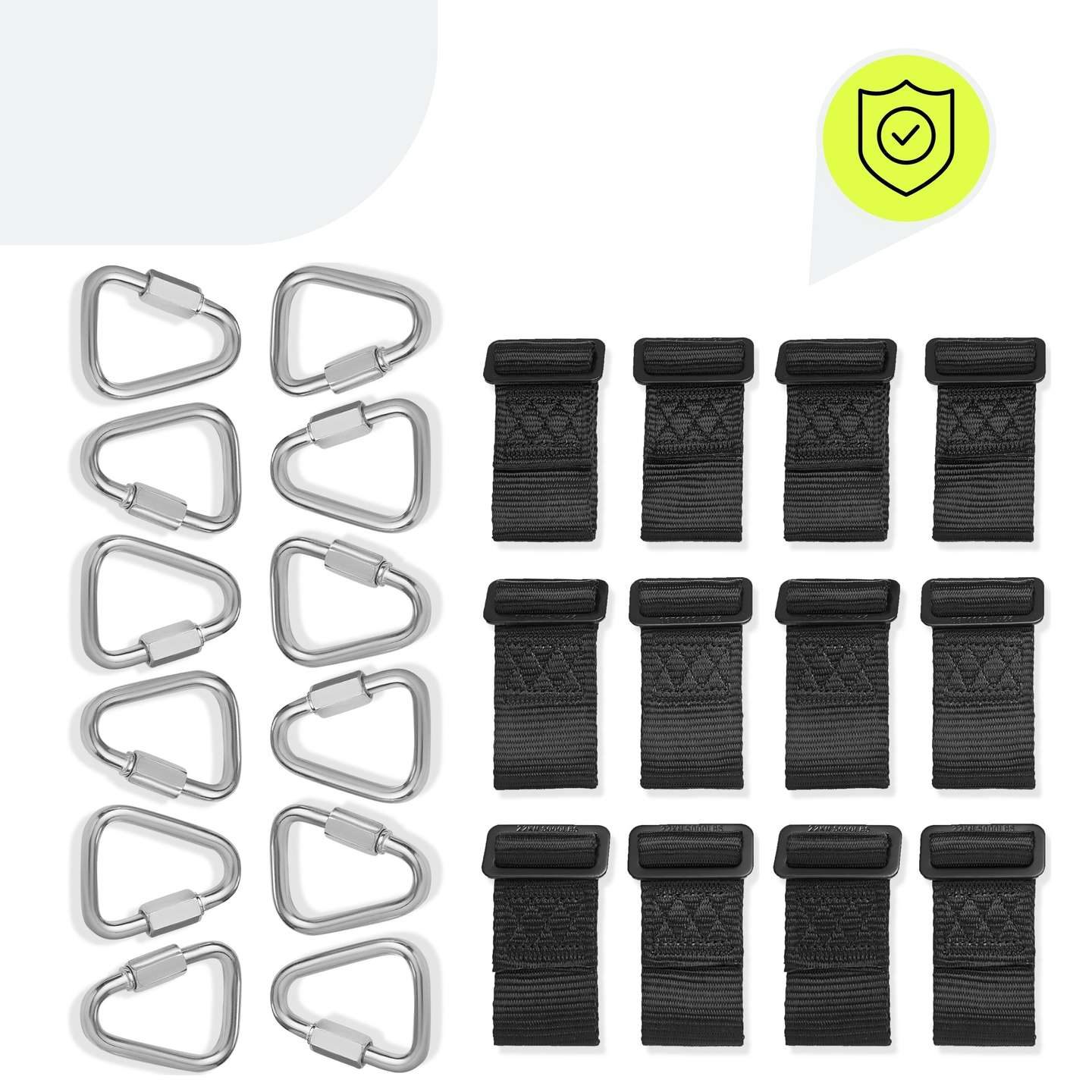 Cursă cu obstacole Ninja pentru copii - HyperMotion slackline set - 9 obstacole