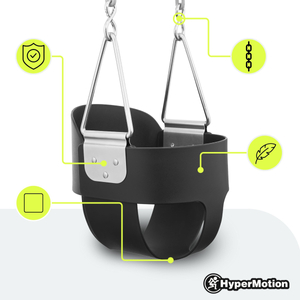 Leagăn cu lanț pentru copii HyperMotion cu spătar înalt
