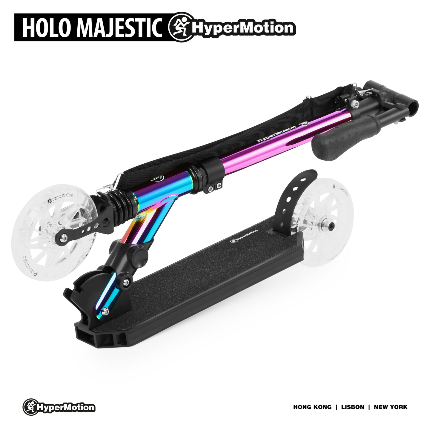 Trotineta cu doua roti HOLO MAJESTIC HyperMotion 100kg - aluminiu integral