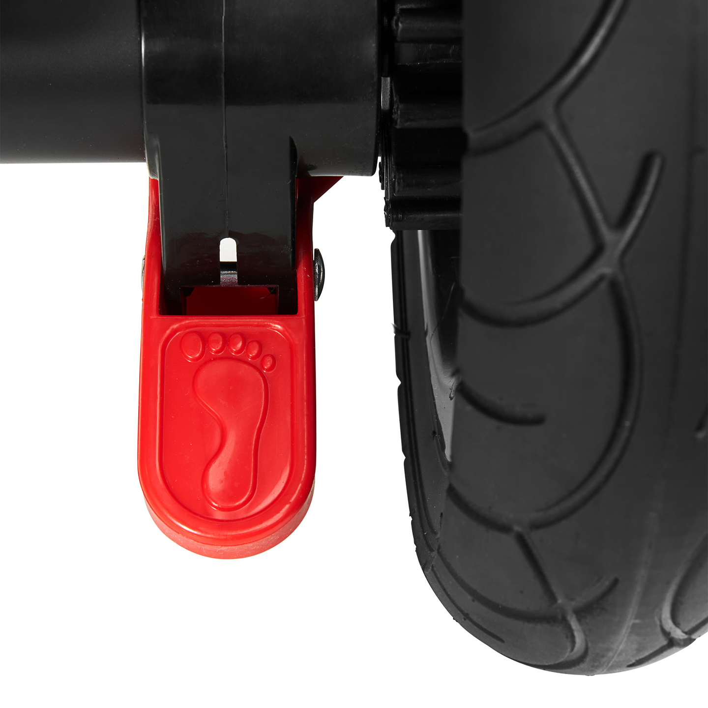 Tricicletă pentru copii 1-4 ani - TOBI FREY - culoare roz - roți pivotante - roți cu pompă + împingător